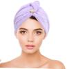 Baluue 3pcs Microfiber Hair Drying Caps for Women Fast Absorbent Coral Fleece Shower Turbans in and Quick Dry Hair Wraps for Home and Travel Use view 3