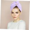 Baluue 3pcs Microfiber Hair Drying Caps for Women Fast Absorbent Coral Fleece Shower Turbans in and Quick Dry Hair Wraps for Home and Travel Use view 4