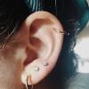 QWALIT Gold Ear Piercing Needle Kit - Self Piercing Earrings with Studs for Helix & Cartilage view 4