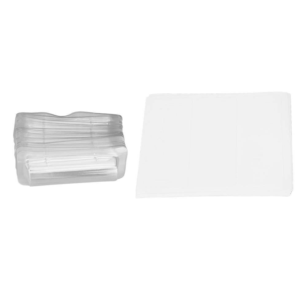 60pcs Lip Balm Bags Lip Balm Bags Professional DIY Clear Plastic Lip Balm Bags Money Holder with Glue