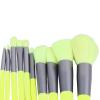 10pcs Wooden Handle Makeup Brushes Set Blending Blush Powder Makeup Brush Set view 2