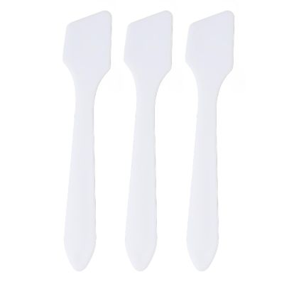 3 Piece Face Cream Spatula Set, Professional Beauty Skin Care Plastic Cosmetic Spatula Applicator