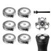 SH30 Replacement Heads Compatible with Philips Shavers Series 1000, 2000 And 3000, Replacement Blades for Norelco 3000 with 6pcs Blades And 1pcs Retaining Ring view 1