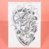 2pcs Descending Tiger Arm Waterproof Temporary Tattoo, Realistic Semi-Permanent Fake Tattoo view 4