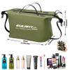 EULANT Men Women Travel Toiletry Bag,Water-resistant Organizer Large Capacity Cosmetic Bags Toiletry Organizer Bags with Shoulder Straps for Men Women Toiletry Accessories,Travel,business trips view 2