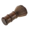 FRCOLOR 107g Broken Hair Brush Neck Duster for Barbers Ergonomic Multi-functional Cleaning Brush for Hair Cutting and Styling Salons Wooden Sweep Tool for Neck and Face Cleanup view 1