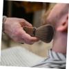 FRCOLOR 107g Broken Hair Brush Neck Duster for Barbers Ergonomic Multi-functional Cleaning Brush for Hair Cutting and Styling Salons Wooden Sweep Tool for Neck and Face Cleanup view 4