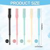 20pcs Nose Hair Knife, 2-in-1 Nasal Hair Cutter Removal Manual Nostril Trimmer Plucker Remover Nose Hair Clippers Rotary Nose Hair Scissors Tool for Men Women(Black, Blue, Pink, Green, Off-White) view 2