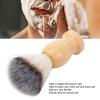 3 Pcs Beard Cleaning Brush for Men Soft Hair Wooden Handle Rich Foam Beard Grooming Brush for Daily Use view 4