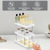 3 Tiers Makeup Organizer for Dressing Table, Bathroom Countertop Organizer, Perfume Organizer, Large Capacity Makeup and Skincare Vanity Makeup Holder Rack, Lower Layer Pullout view 2