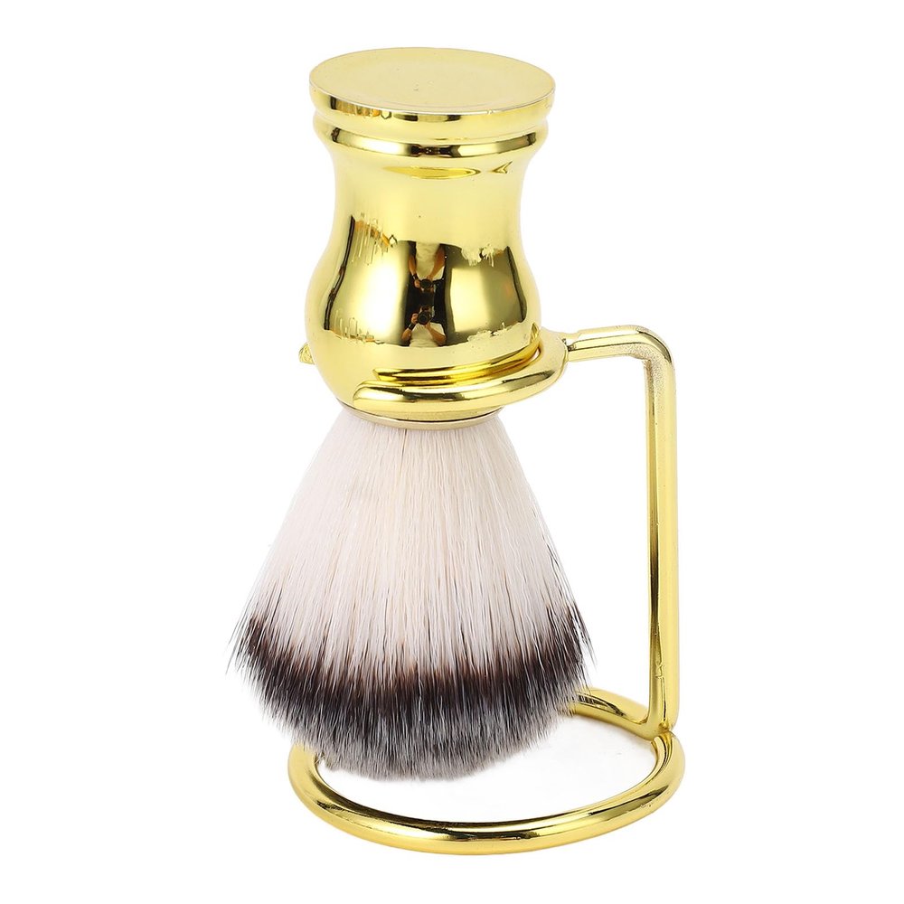 Dioche Shaving Brush Set, Shaving Brush with Stand Synthetic Hair Shaving Brush with Holder Stand for Men Gromming Shaving Tool