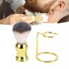 Dioche Shaving Brush Set, Shaving Brush with Stand Synthetic Hair Shaving Brush with Holder Stand for Men Gromming Shaving Tool view 4