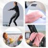 GSAFEME Cotton Gloves for Dry Hands - Fingerless Touchscreen Moisturizing Gloves for Sleeping - Cotton Eczema Gloves for Men and Women, Pink S/M 3 Pairs view 2