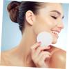 STOBOK 60pcs Round Cotton Pads Cotton Toner Pads Face Wipes Cleansing Demaquillants Makeup Cleaning Mat Lid Apricot Exfoliating Cosmetic Lint Stain Towel Clean Pads Face White view 3