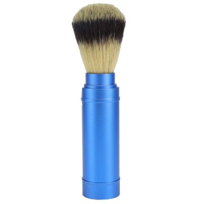 Compact and easy to assemble Beard Brush, Portable Beard Brush with Firm and Travel Shaving Tool for Men, Full Size Brush, Good for Distributing Foam