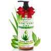 BIGHTURE Aloe Vera Gel with Tea Tree Oil for Face, Skin, Hair, Sunburn relief, Aloe Vera Gel from Freshly cut 100% Pure Aloe,13.7oz view 1