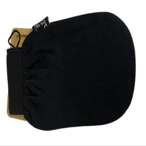FUN SILK Moroccan Hammam Exfoliating Glove/Mitt Body Scrub, 100% Chemical Free, Made of Visco Plant Fiber