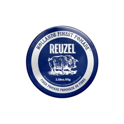 REUZEL Fiber Pomade, Firm and Pliable All Day Hold, Water Soluble Styling, Low Shine and Flake Free, Easy To Wash Out, For All Hair Types