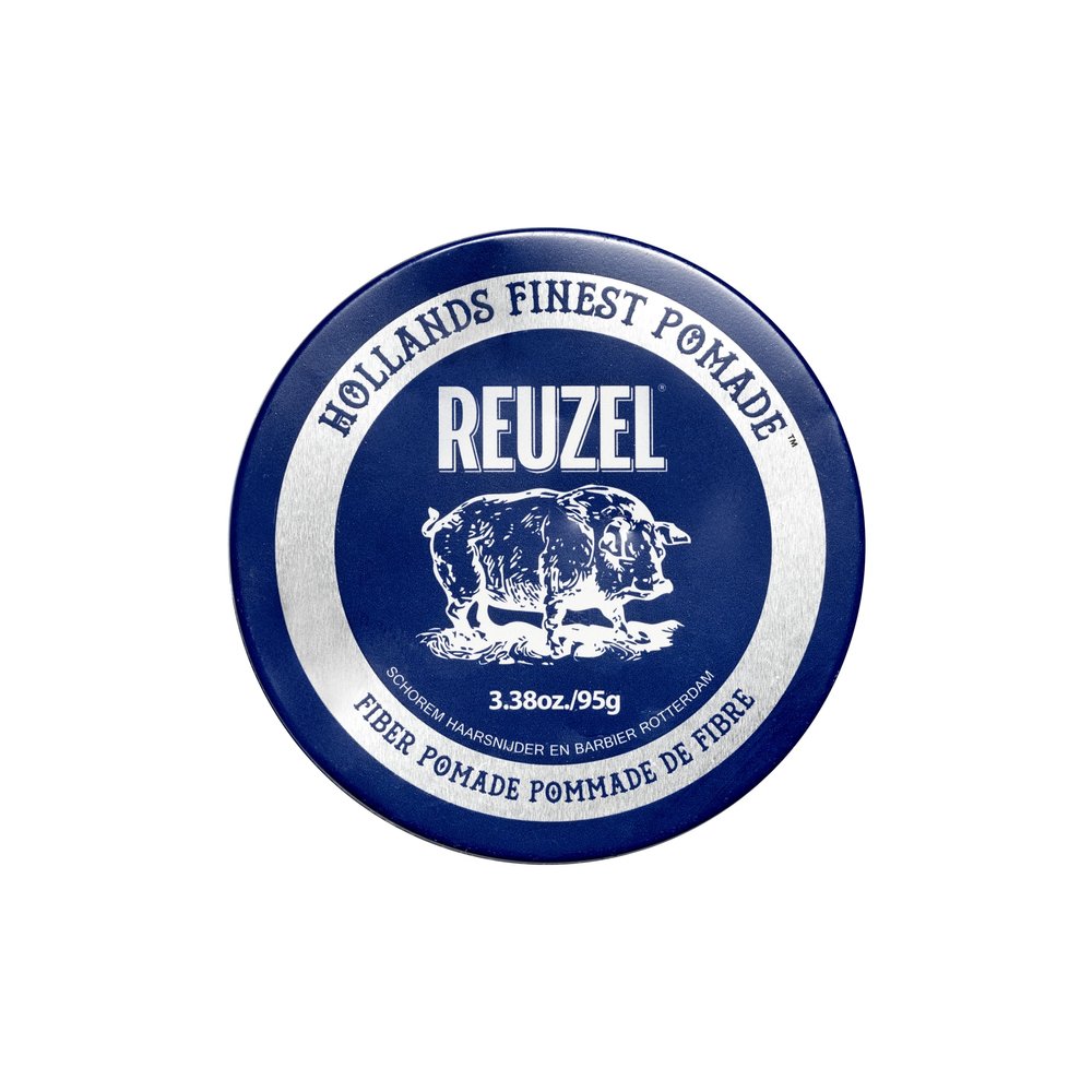 REUZEL Fiber Pomade, Firm and Pliable All Day Hold, Water Soluble Styling, Low Shine and Flake Free, Easy To Wash Out, For All Hair Types