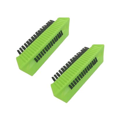 2PCS Nail Brush Surgical Scrub Brushes Two-Sided Stiff Hand and Nail Brush Non-Disposable Sterile Hand Scrubber with Nail Cleaner Hand and Nail Cleaning Brush Fingernail Brushes Nail Scrub Brushes