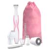 pinkpapaya Electric Bikini Trimmer for Women - 4 in 1 Electric Razors,Waterproof Pubic Hair Trimmers & Facial Hair Remover, Body Shaver & Nose Hair Trimmer,Cordless Women's Grooming Kit,pink/uy6t view 1
