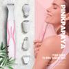 pinkpapaya Electric Bikini Trimmer for Women - 4 in 1 Electric Razors,Waterproof Pubic Hair Trimmers & Facial Hair Remover, Body Shaver & Nose Hair Trimmer,Cordless Women's Grooming Kit,pink/uy6t view 2