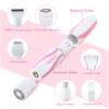 pinkpapaya Electric Bikini Trimmer for Women - 4 in 1 Electric Razors,Waterproof Pubic Hair Trimmers & Facial Hair Remover, Body Shaver & Nose Hair Trimmer,Cordless Women's Grooming Kit,pink/uy6t view 3