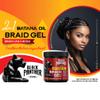 Batana Oil Braid Gel | 2-N-1 Non Flaky, Non Greasy, No Wax | Perfect For Braids, Edges, Locks, & Twists | 16 oz view 3