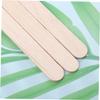 NOLITOY 150pcs Wooden Waxing Spatulas for Hair Removal Smooth Applicators for Depilatory Waxing for Salon and Home Use Rounded Ends for Easy Application view 2