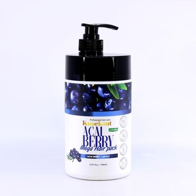 dye dyed KnockOut Acai Berry Mega Hair Pack 1000ml/ 33.81 fl. Oz for damaged hair restore