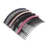 Baluue 10pcs Plastic Hair Comb Women Hair Combs Flat Clips Topper Curly Clips Bun Extensions Bridal Side Slide Random Style view 1