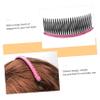 Baluue 10pcs Plastic Hair Comb Women Hair Combs Flat Clips Topper Curly Clips Bun Extensions Bridal Side Slide Random Style view 4