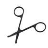 Baluue Stainless Steel Vibrissa Scissors Nose Hair Trimmer Eyebrow Scissors for Men Rounded Tips for Safe Painless Trimming Black Design for Precision Grooming view 1