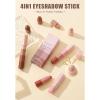 2Pcs Eyeshadow Pencil Matte Fine Smooth Eyeshadow Stick Pencil Highly Pigmented Eyeshadow Highlighters Stick view 4