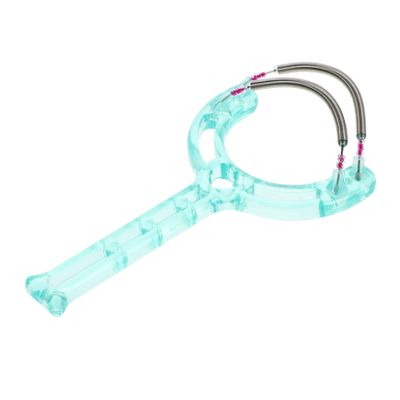 FRCOLOR Manual Epilator Spring Facial Hair Remover for Men Women Hair Removal Device for Face Random Color