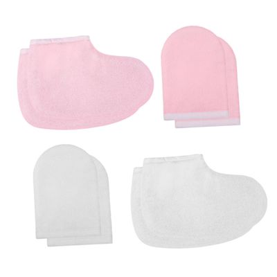 MERRYHAPY 4pairs and Foot Covers Set Simple Protective Gloves and Covers for Home and Store Use Includes