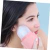 OHPHCALL Silicone Ice Face Roller for Facial Massage Reusable Ice Mold for Beauty Portable Cold Roller for Dark Circles and Puffiness Relief Silicone Nordic Pink view 3