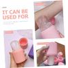 OHPHCALL Silicone Ice Face Roller for Facial Massage Reusable Ice Mold for Beauty Portable Cold Roller for Dark Circles and Puffiness Relief Silicone Nordic Pink view 4
