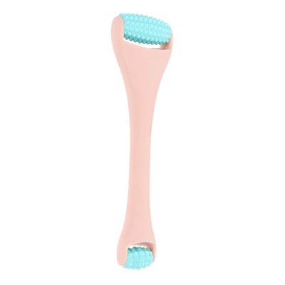 BIUDECO 1pcs Dual-head Silicone Eye Massager Roller for Face and Eye Care Ergonomic Handheld Tool for Enhanced Absorption of Skincare Products Aging and Wrinkle Reduction Easy to Blue