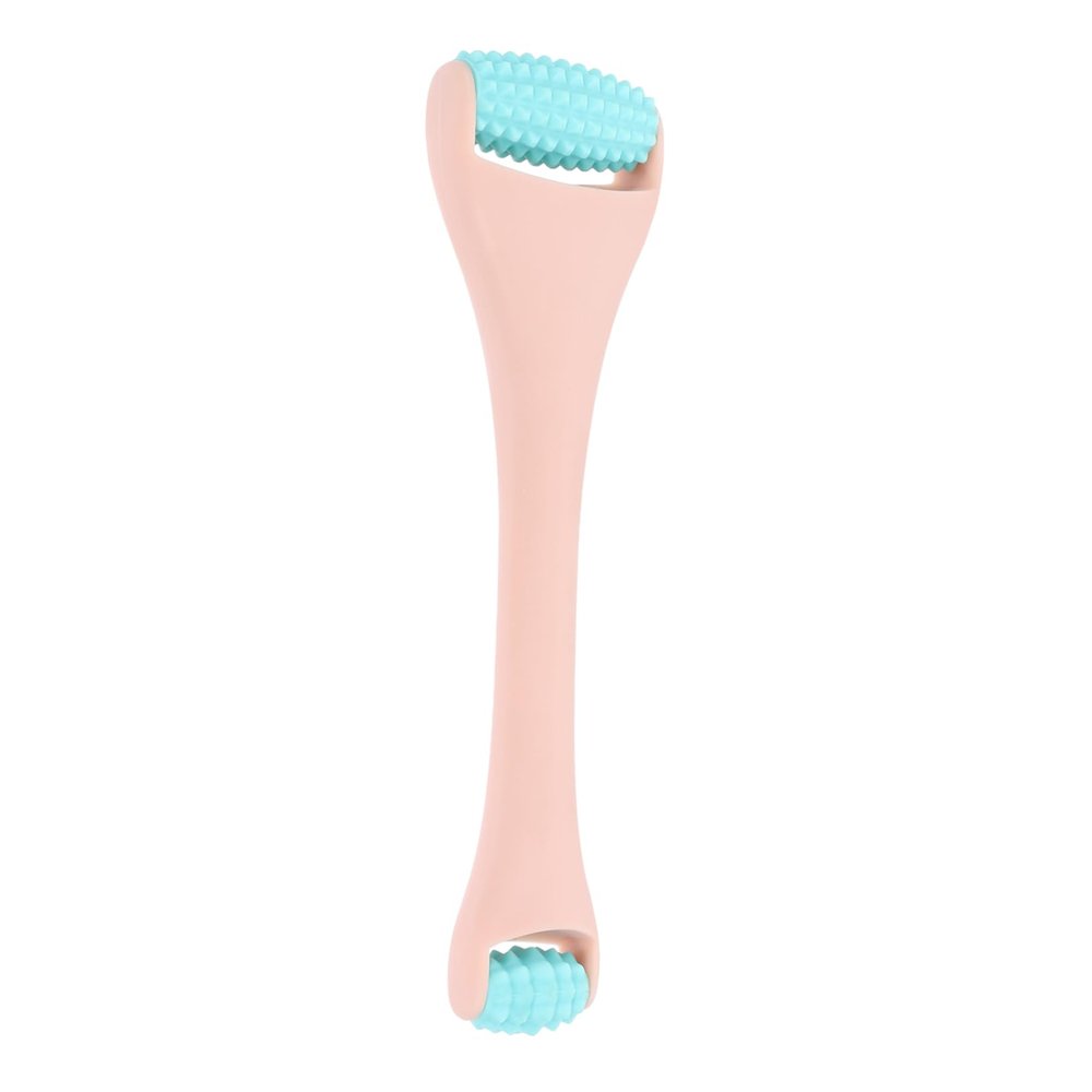 BIUDECO 1pcs Dual-head Silicone Eye Massager Roller for Face and Eye Care Ergonomic Handheld Tool for Enhanced Absorption of Skincare Products Aging and Wrinkle Reduction Easy to Blue