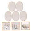Gogogmee 5pcs Loofah Bath Pad Exfoliating Shower Puff Body Scrubber Bath Skin Cleaning Tool view 3