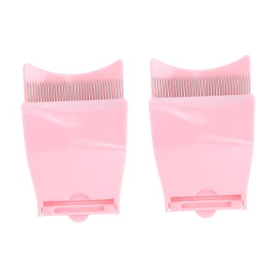 BIUDECO 2pcs Professional Eyebrow Kit Steel Needle Comb for Eyebrows Shaping Styling for Home Salon
