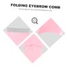 BIUDECO 2pcs Professional Eyebrow Kit Steel Needle Comb for Eyebrows Shaping Styling for Home Salon view 4