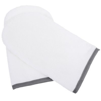HAPINARY 1pair Paraffin Wax Hand Treatment Mitts Cotton Gloves for Nail Art and Manicure Moisturizing Paraffin Treatment Mitts for Spa Use and Washable for Hand Care