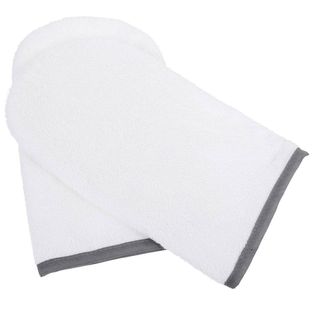 HAPINARY 1pair Paraffin Wax Hand Treatment Mitts Cotton Gloves for Nail Art and Manicure Moisturizing Paraffin Treatment Mitts for Spa Use and Washable for Hand Care