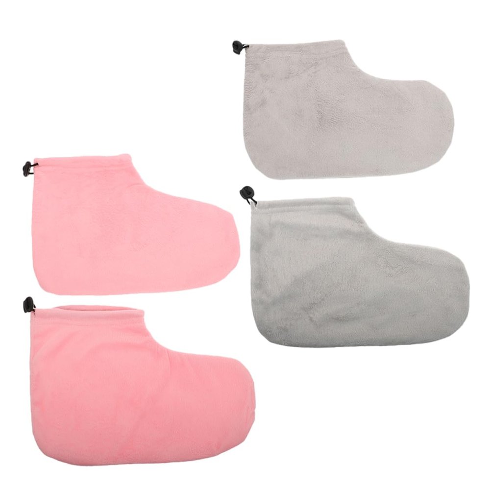 FOYTOKI 2pairs Paraffin Wax Foot Convenient Warming Accessories for Hot Wax Therapy Lightweight and Easy to Clean Design for Foot Care