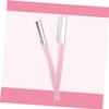 Outanaya 10pcs Stainless Steel Eyebrow Razor for Women Portable Eyebrow Trimmer Kit for Precise Shaping Lightweight and Easy to Clean Random Colors view 3