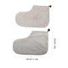 OHPHCALL 1pair Comfortable Paraffin Wax Therapy Foot Covers for Nourishing Skin Care Cloth Material Easy to Wear for Moisturizing Treatments Gray view 2
