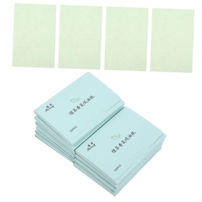 Outanaya 1000pcs Oil Absorbing Tissues 10 Boxes of Facial Oil Blotting Paper for Oily Skin Portable Makeup Blotting Sheets for Home Office Travel