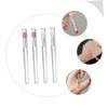 HONMEET Lip Brush Set for Lipstick Eye Shadows 4pcs Silicone Makeup Applicators Reusable Lip Applicators view 3